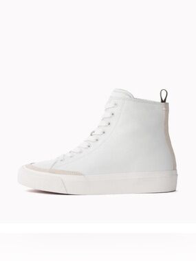 rag & bone White RB army High, leather tennis shoes size 36